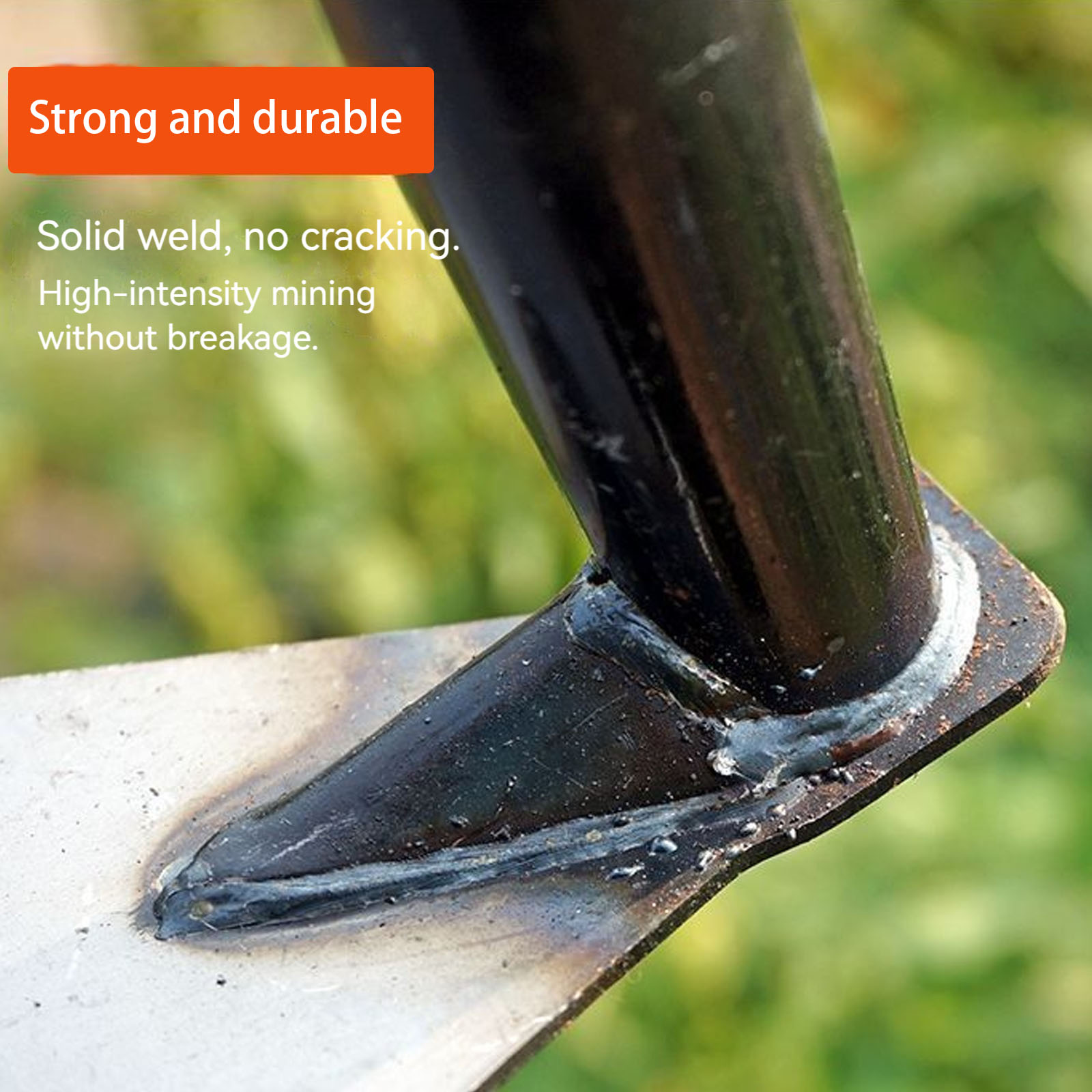 Soil Tilling Cultivator - Triangular Agricultural Hoe Triangular Blade All-Steel