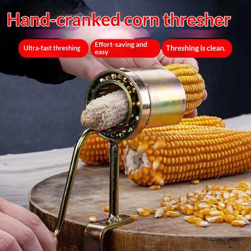Corn Sheller Machine - Hand Crank Corn Peeler Thresher Shucker