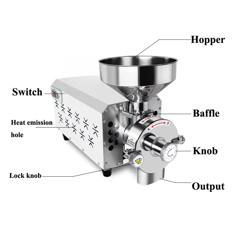 Electric Wheat Flour Mill Rice - Grain Mill Grinder 评论和价格